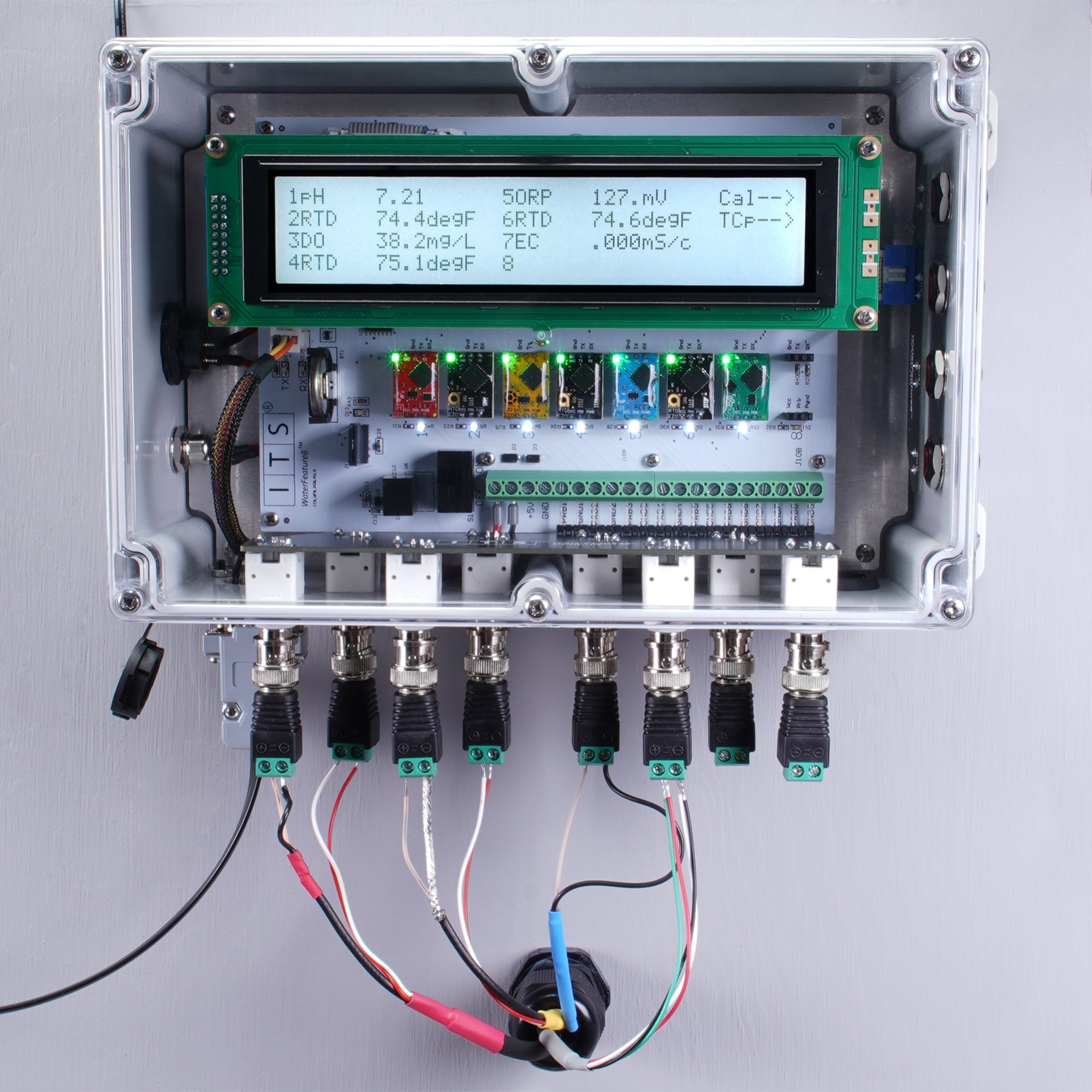 Load video: Introduction to the WaterFeature8, Generation 3, multiparameter water quality monitor and transmitter.